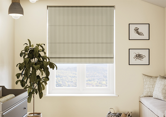 The British Stripe Co. Catherine, Chilterns No.1 - Twist&Fit Roman Blind - Image 3